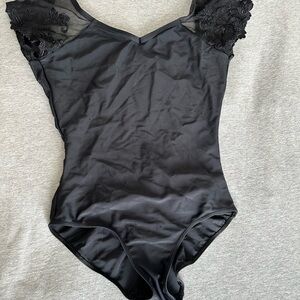 Ballet Rosa Josephine Leotard- Black Size Small